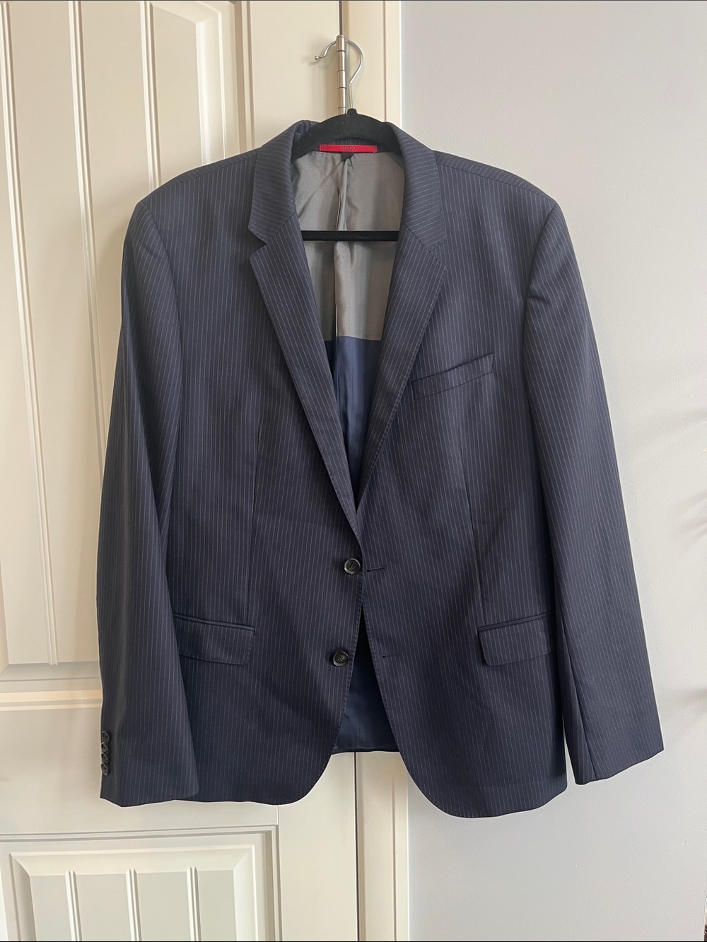 HUGO Pinstripe Suit Jacket 44R